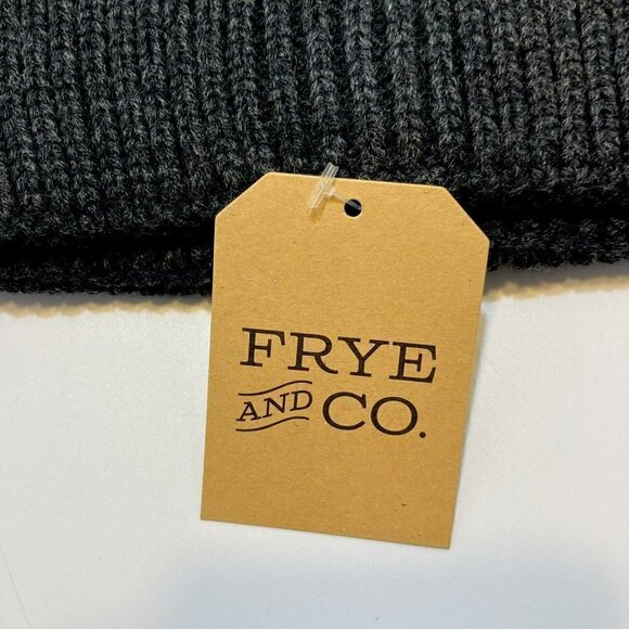 Frye & Co. NWT Cable Knit Beanie w/Cuff Black Hat Cap-OSFM-MSRP-$28 - Picture 3 of 12